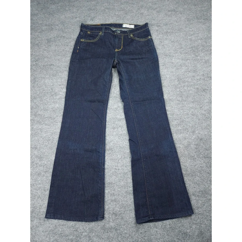 POLO Jeans Co. Bootcut Jeans Women's 8 Short Dark Wash Blue Stretch KELLY